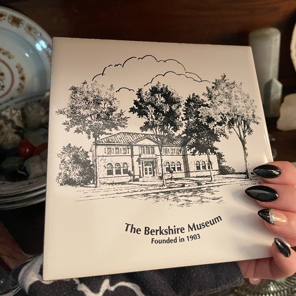 Vintage 90 Years Celebratory Decorative Ceramic Tile